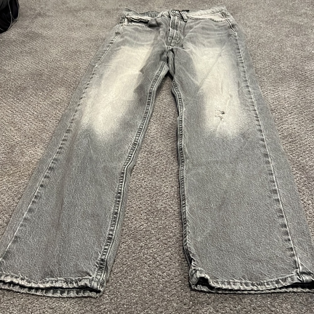 BDG Gray Straight Leg Jeans